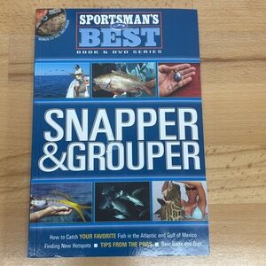 Snapper & Grouper by Florida Sportsman’s Best Book & DVD Series. New With DVD.